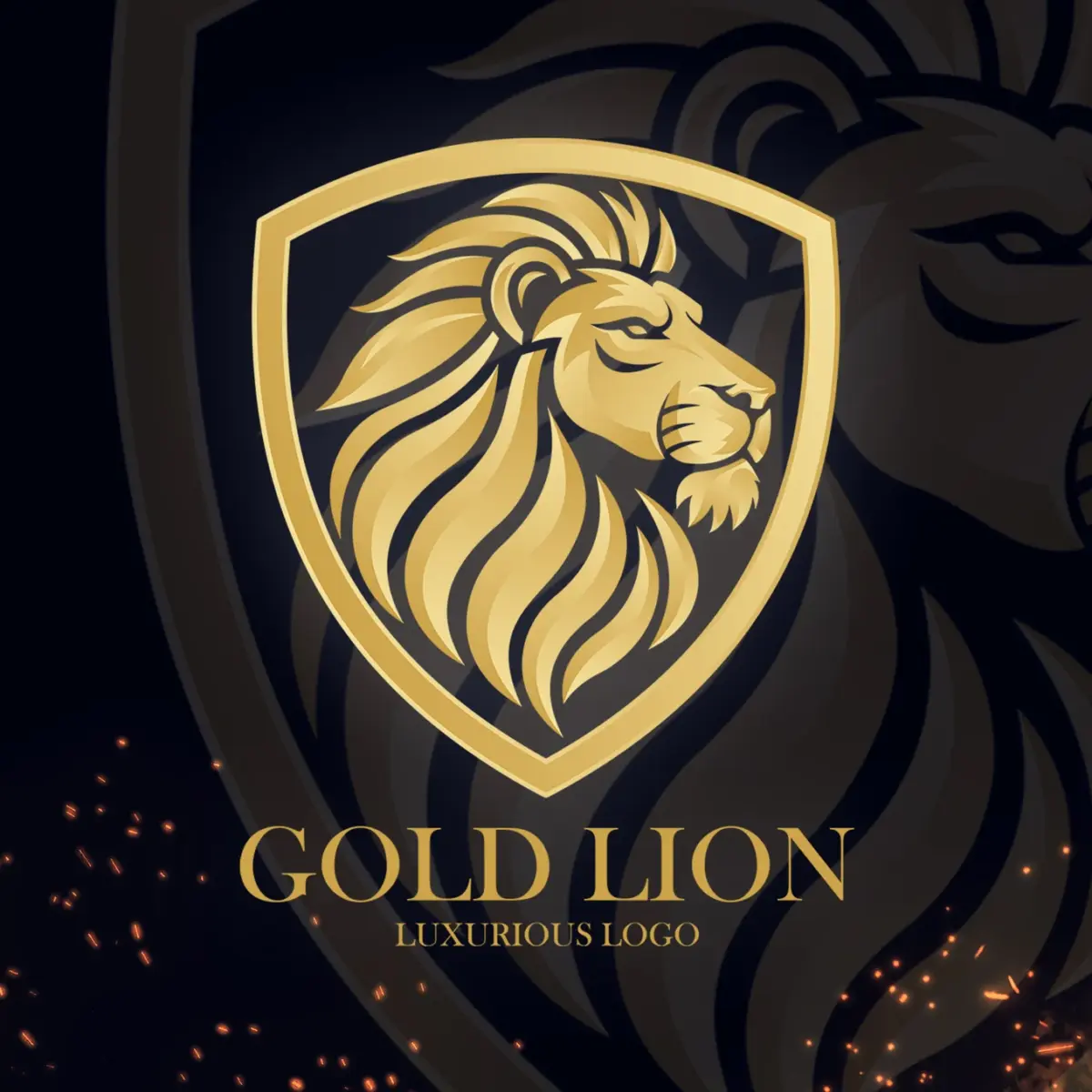 Gold Lion Logo